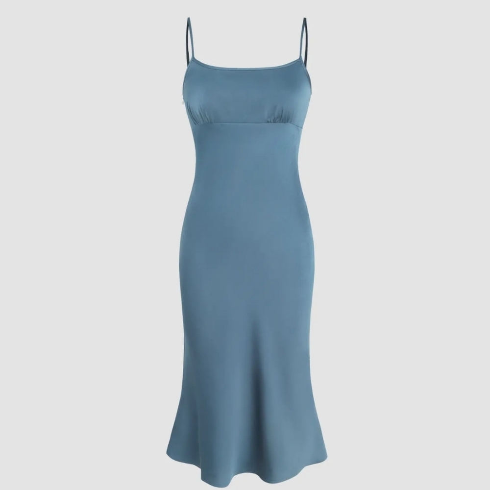 Satin Midi Dress